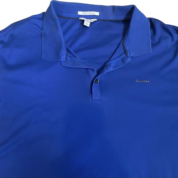 Other - Calvin Klein blue polo shirt large NWOT